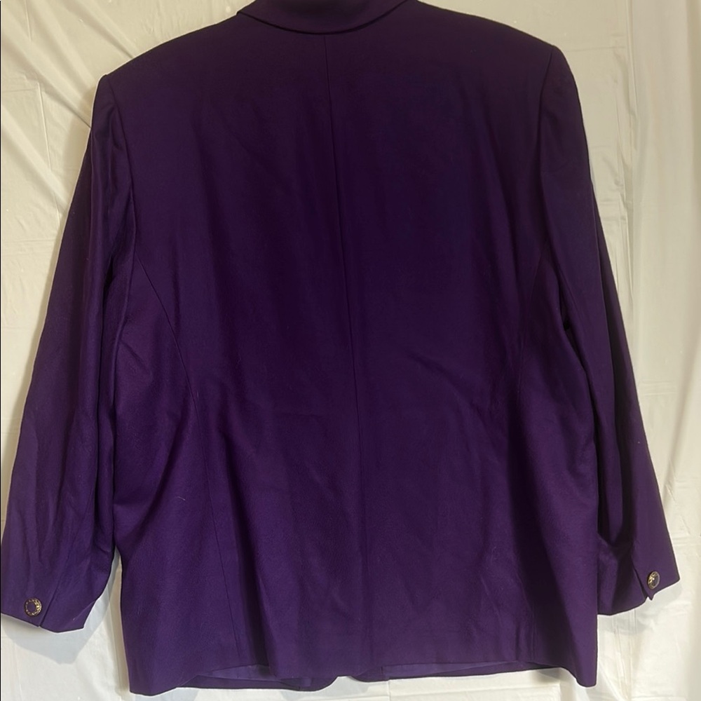 Pendleton Purple Blazer Structured Suit Jacket - image 7